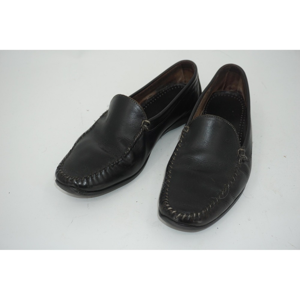 Allen Edmonds El Paso Driving Loafer Black Leather Slip On‎ Men's 11 D Casual